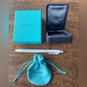 Tiffany & Co. Turquoise Box with Black Case/Pouch